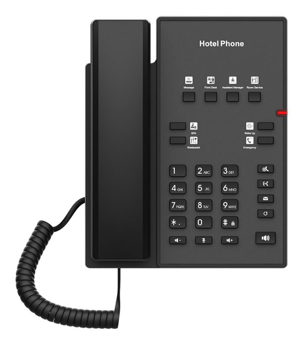 Fanvil H1 teléfono IP Negro 2 líneas - Imagen 4