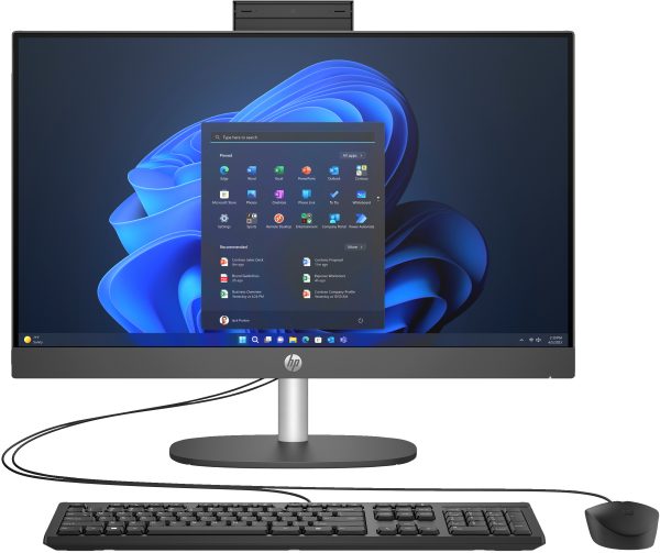 HP 240 G10 Intel® Core™ i3 i3-N300 8 GB DDR4-SDRAM 256 GB SSD Windows 11 Home PC todo en uno Negro, Plata