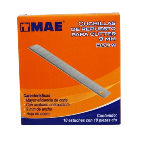 MAE RCC-9 cuchilla para cutter 100 pieza(s) - Imagen 2