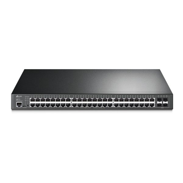 TP-Link JetStream TL-SG3452P dispositivo de redes Gestionado L2/L3 Gigabit Ethernet (10/100/1000) Energía sobre Ethernet (PoE) 1U Negro