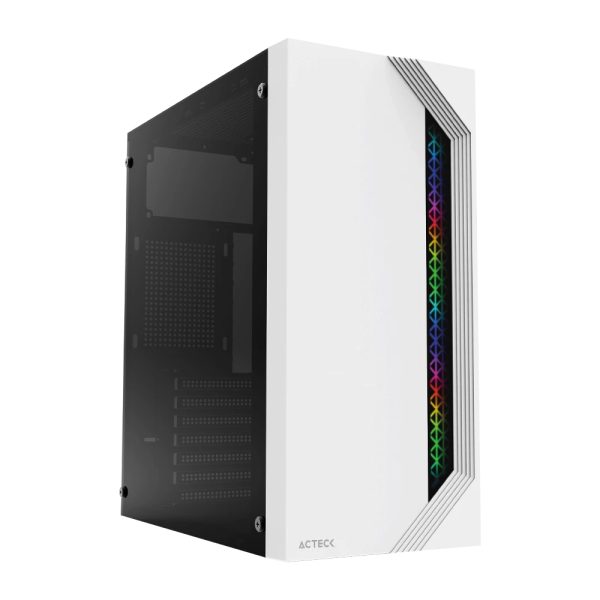 Acteck Viken GM455 Escritorio Negro, Blanco 500 W - Imagen 4
