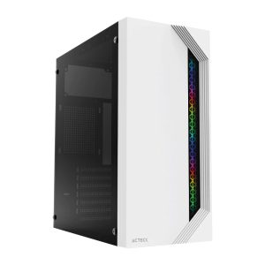 Acteck Viken GM455 Escritorio Negro, Blanco 500 W