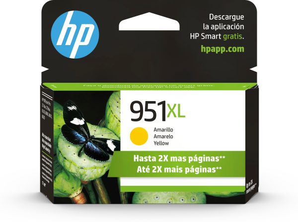 HP Cartucho de tinta original 951XL de alta capacidad amarillo
