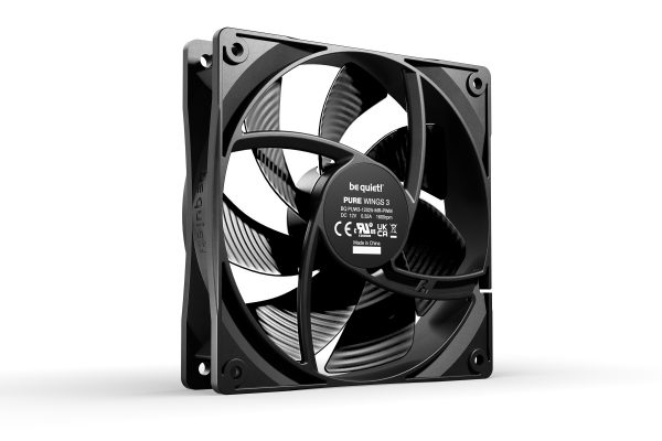 be quiet! Pure Wings 3 120mm PWM Gabinete de la computadora Ventilador 12 cm Negro 1 pieza(s) - Imagen 2
