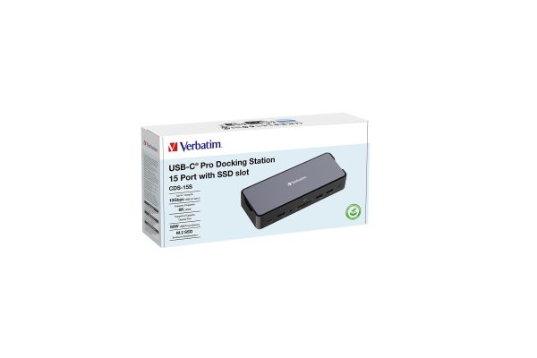 Verbatim CDS-15S Alámbrico USB 3.2 Gen 1 (3.1 Gen 1) Type-C Negro, Gris - Imagen 4