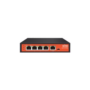 Wi-Tek WI-PE51G extensor de red Transmisor y receptor de red Negro, Rojo