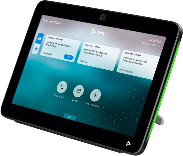 POLY TC10 Black Touch Controller with Poly+ 1 year - Imagen 2
