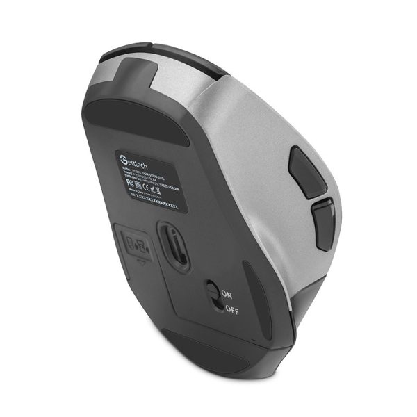 Getttech GGM-STDBW-01-SL ratón Oficina Diestro RF inalámbrico + bluetooth 7200 DPI - Imagen 4