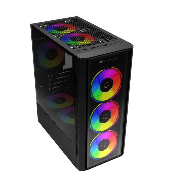 Balam Rush Dragonfly II Crystal GM745s Midi Tower Negro - Imagen 2