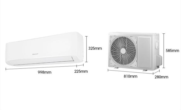Hisense AT242CBW sistema de aire acondicionado dividido Sistema divisor Blanco - Imagen 4