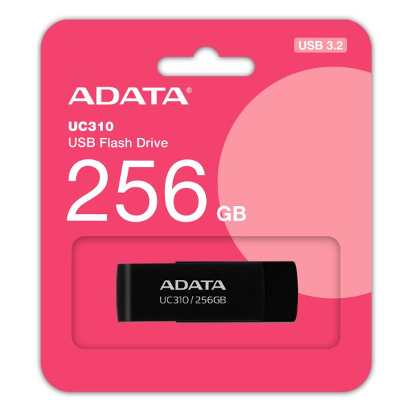 ADATA UC310 unidad flash USB 256 GB USB tipo A 3.2 Gen 1 (3.1 Gen 1) Negro - Imagen 2