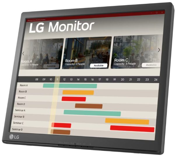 LG 17BR30T-B monitor de computadora 43.2 cm (17") 1280 x 1024 Pixeles SXGA LED Pantalla táctil Mesa Negro - Imagen 4