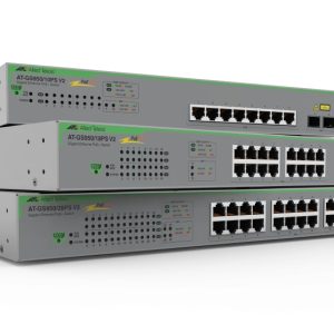 Allied Telesis GS950/10PS-V2 Gestionado Gigabit Ethernet (10/100/1000) Energía sobre Ethernet (PoE) Plata