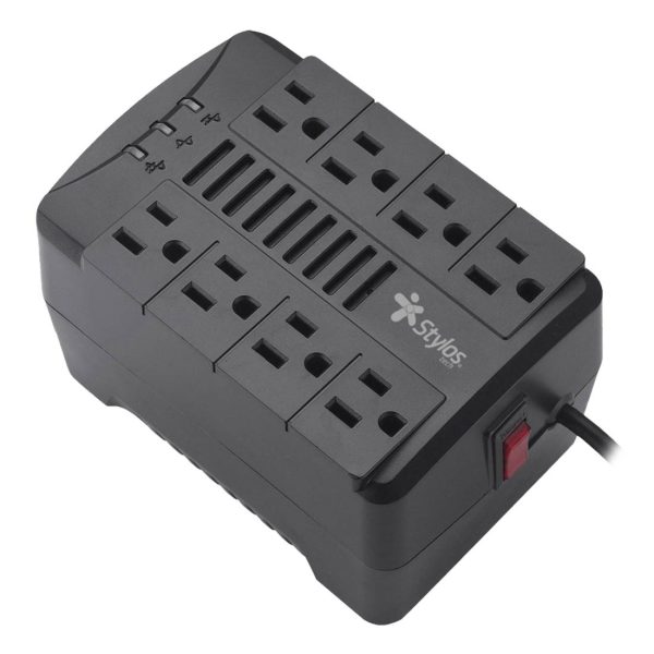Stylos STTR650B sistema de alimentación ininterrumpida (UPS) Línea interactiva 1 kVA 480 W 8 salidas AC - Imagen 2