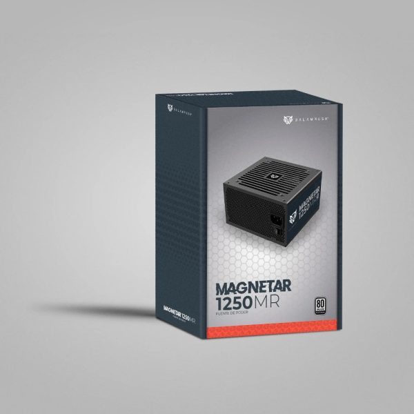 Balam Rush Magnetar 1250MR unidad de fuente de alimentación 1250 W 24-pines ATX ATX Negro - Imagen 4