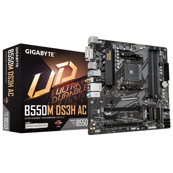 GIGABYTE B550M DS3H AC (REV. 1.7) placa base AMD B550 Enchufe AM4 Micro ATX