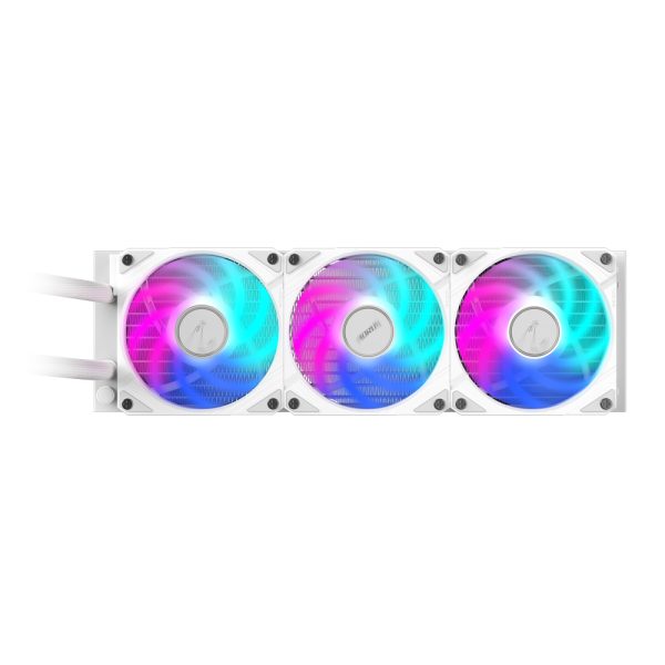 GIGABYTE AORUS WATERFORCE II 360 ICE Procesador Refrigerador de líquidos todo en uno 12 cm Blanco - Imagen 4