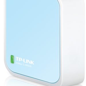 TP-Link TL-WR802N router inalámbrico Ethernet rápido Banda única (2,4 GHz) Azul, Blanco