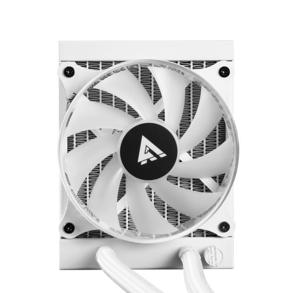 Game Factor LQG501-WH sistema de refrigeración de computadora Procesador Refrigerador de líquidos todo en uno 12 cm Blanco - Imagen 4