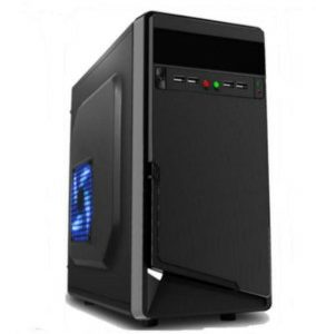 X-Case GABJETBLUE1 gabinete de computadora Tower Negro 450 W
