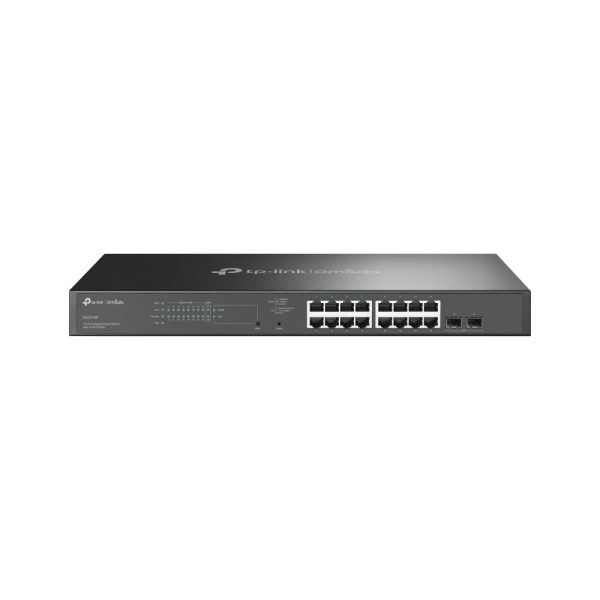 TP-Link Omada SG2218P dispositivo de redes Gestionado L2/L2+ Gigabit Ethernet (10/100/1000) Energía sobre Ethernet (PoE) 1U Negro - Imagen 2