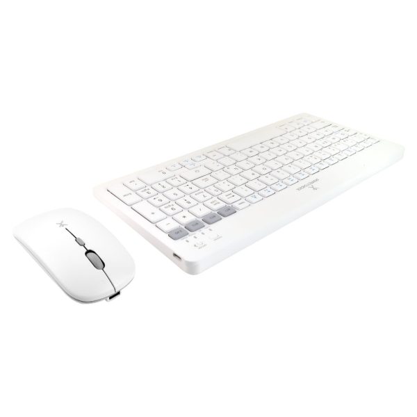 Perfect Choice PC-201380 teclado Ratón incluido Universal RF inalámbrico + bluetooth Blanco - Imagen 4