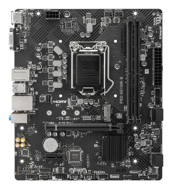 MSI PRO H510M-B placa base Intel H470 LGA 1200 (Socket H5) micro ATX - Imagen 2