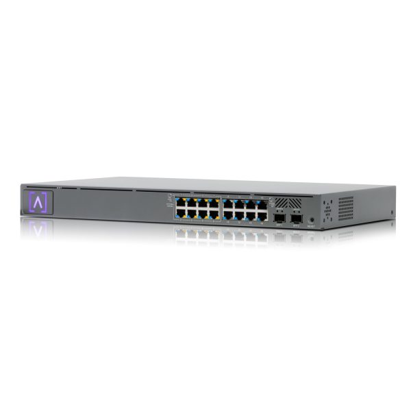 Alta Labs S16-POE dispositivo de redes Gestionado Gigabit Ethernet (10/100/1000) Energía sobre Ethernet (PoE) 1U Gris
