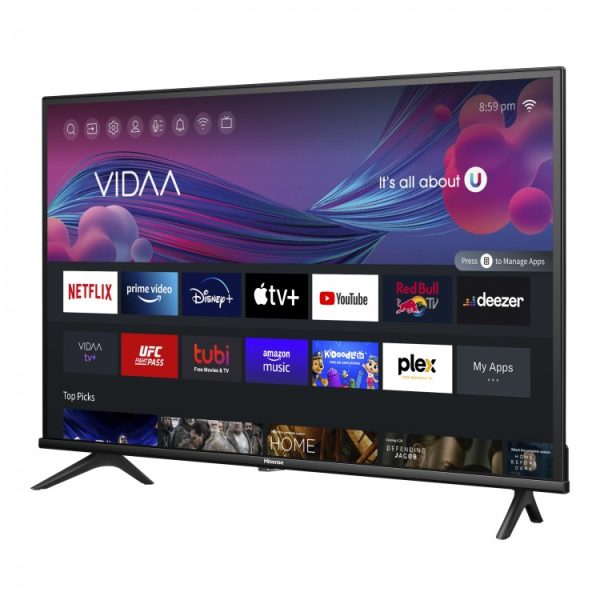Hisense 32A4KV Televisor 80 cm (31.5") HD Smart TV Wifi Negro 200 cd / m² - Imagen 3