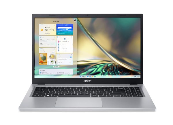Acer Aspire 3 A315-24P-R625 AMD Ryzen™ 3 7320U Computadora portátil 39.6 cm (15.6") Full HD 8 GB LPDDR5-SDRAM 512 GB SSD Wi-Fi 5 (802.11ac) Windows 11 Home Plata