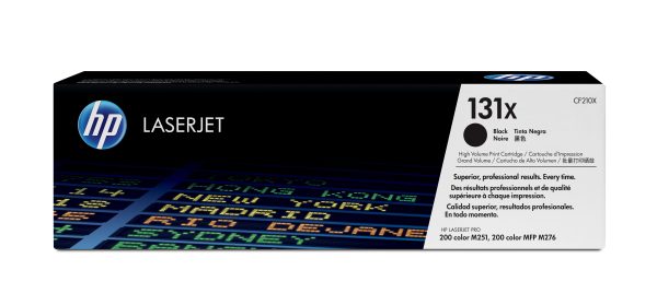 HP Cartucho de tóner original LaserJet 131X de alta capacidad negro