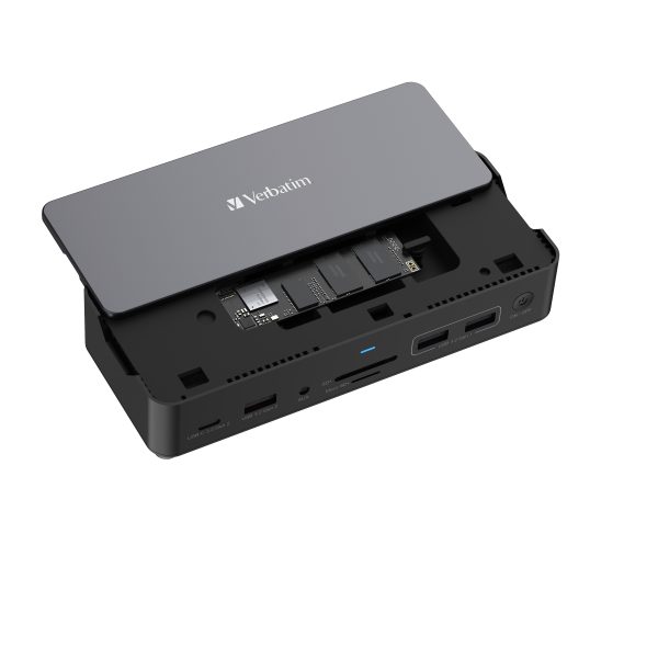 Verbatim CDS-15S Alámbrico USB 3.2 Gen 1 (3.1 Gen 1) Type-C Negro, Gris - Imagen 3