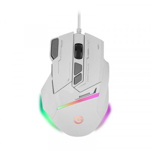 Getttech GPM-RGBWR-G1-WH ratón Juego Diestro USB tipo A 7200 DPI