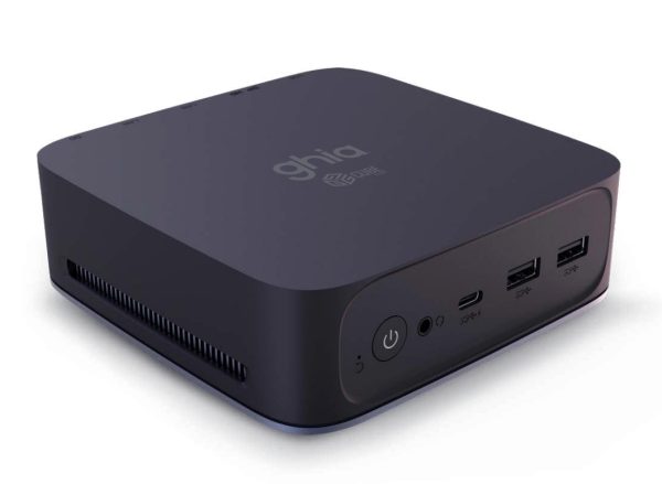 Ghia PCGHIA-3400 AMD Ryzen™ 5 5500U 8 GB DDR4-SDRAM 512 GB SSD Windows 11 Pro Mini PC Negro - Imagen 2