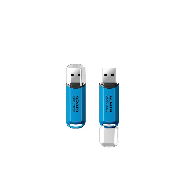 ADATA AC906-32G-RWB unidad flash USB 32 GB USB tipo A 2.0 Azul, Transparente - Imagen 2