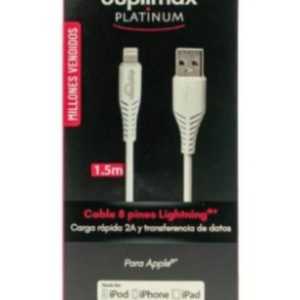 Duplimax DUP536 cable de teléfono móvil Blanco 1.5 m USB A Lightning