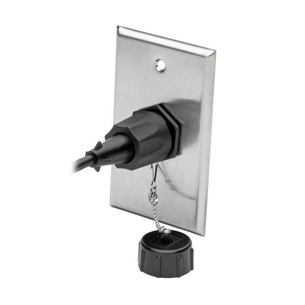 Tripp Lite Conector Keystone Cat6 / Cat5e, RJ45, Blindado, Tapa Contra el Polvo, industrial - 110 de compresión, IP67 - Imagen 2