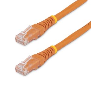 StarTech.com Cable de Red 4.5m Categoría Cat6 UTP RJ45 Gigabit Ethernet ETL - Patch Moldeado - Naranja