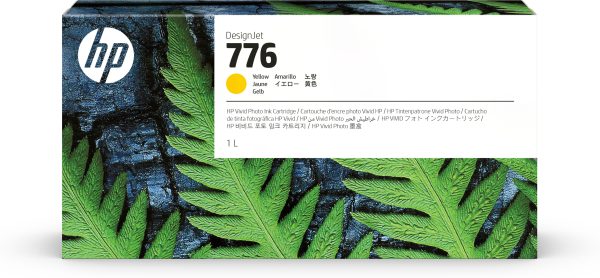HP Cartucho de tinta 776 amarillo de 1 litro