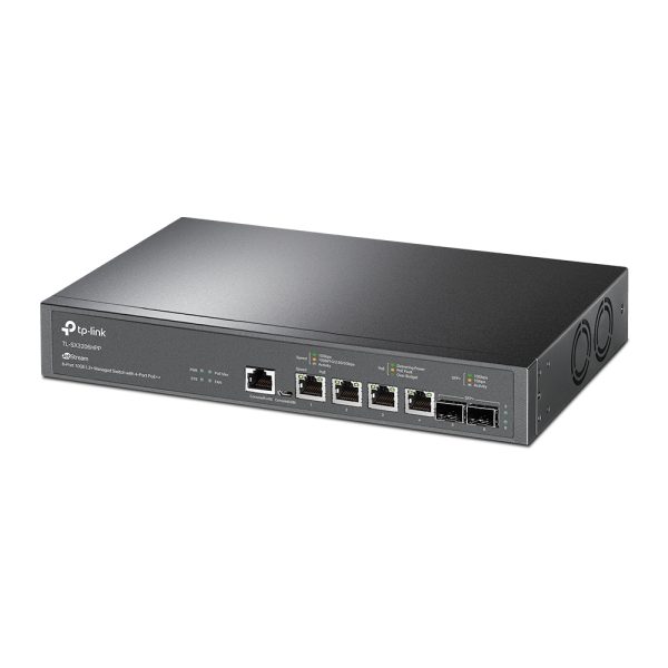 TP-Link JetStream TL-SX3206HPP dispositivo de redes Gestionado L2+ 10G Ethernet (100/1000/10000) Energía sobre Ethernet (PoE) Negro - Imagen 2