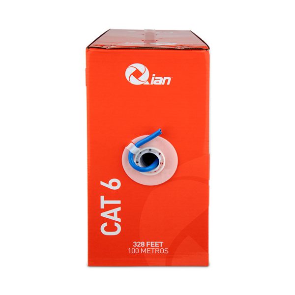 Qian QHR-CAT6-10 cable de red Azul 100 m U/UTP (UTP) - Imagen 4