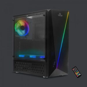 Yeyian YCH-LAR7-01BK gabinete de computadora Midi Tower Negro