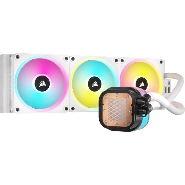Corsair CW-9061010-WW sistema de refrigeración de computadora Procesador Enfriador de aire 12 cm Blanco 3 pieza(s) - Imagen 3