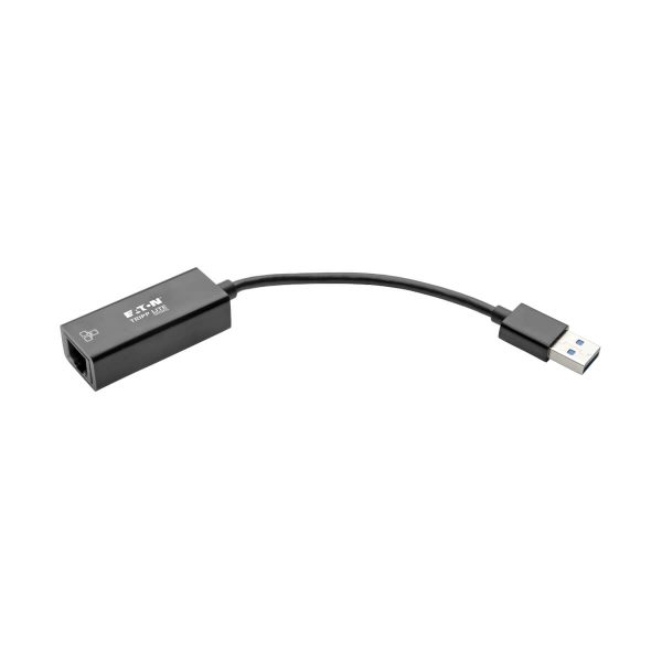 Tripp Lite U336-000-R Adaptador de Red NIC USB 3.0 a Gigabit Ethernet, 10Mbps / 100Mbps / 1000Mbps, Negro - Imagen 2