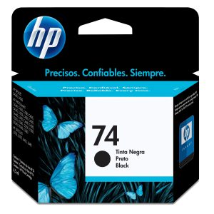 HP Cartucho original de tinta negra 74