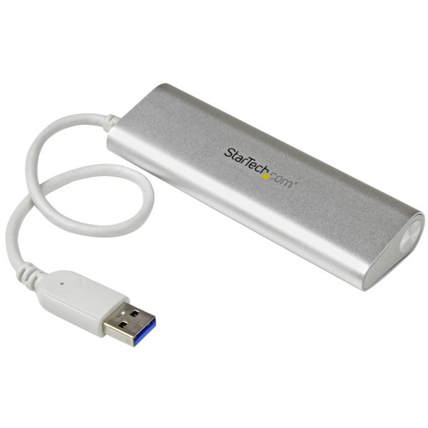 StarTech.com Hub USB 3.0 de 4 Puertos - Hub Concentrador USB-A - Alimentado por el Bus - 5Gbps - Hub USB Portátil - Carcasa Resistente - Imagen 2