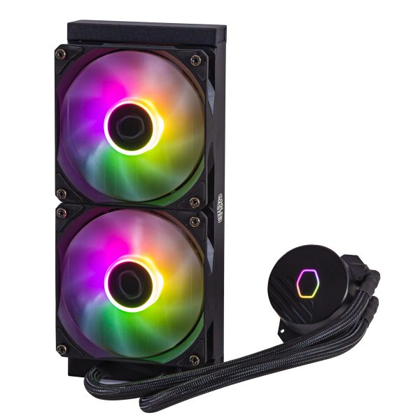 Cooler Master MasterLiquid 240L Core ARGB Procesador Kit de enfriamiento líquido 12 cm Negro - Imagen 4