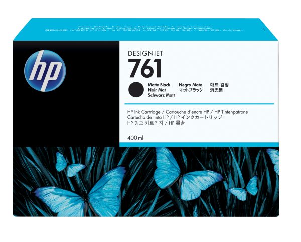HP Cartucho de tinta DesignJet 761 de 400 ml negro mate