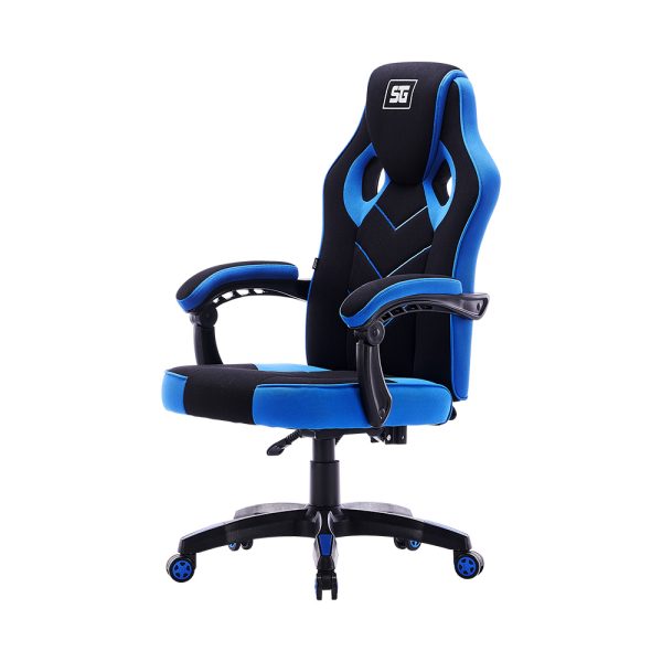 Vorago CGC301 Silla para videojuegos universal Asiento acolchado Negro, Azul - Imagen 4