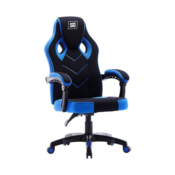 Vorago CGC301 Silla para videojuegos universal Asiento acolchado Negro, Azul - Imagen 3